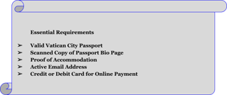 Egypt eVisa Requirements for Vatican City Citizens