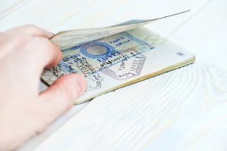 Egypt Visa In The Passport