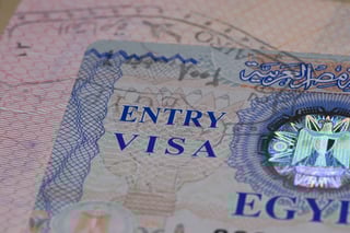 Tampon de visa pour l’Égypte