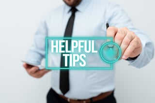 Writing Displaying Text Helpful Tips Conceptual Photo Advices Given To Be Helpful Knowledge In Life