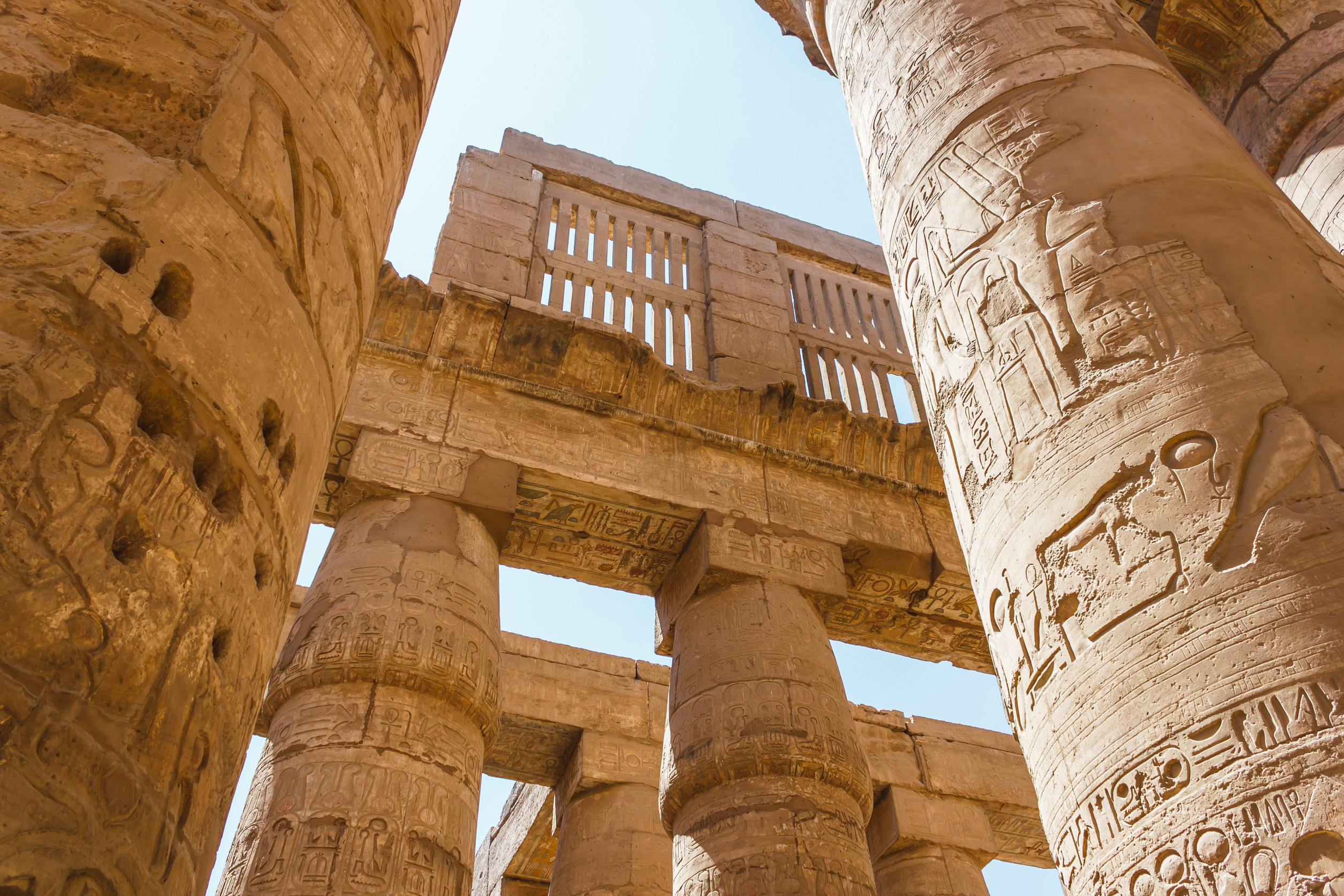 Ancient Ruins Of Karnak Temple