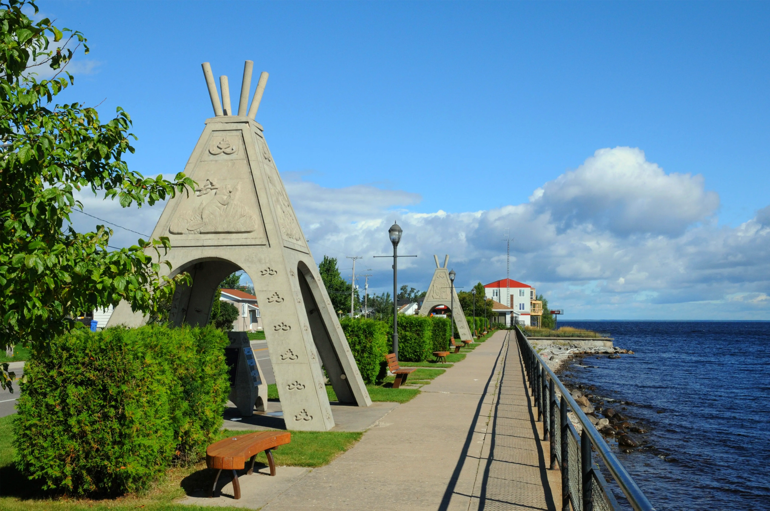 canada quebec the village of mashteuiatsh