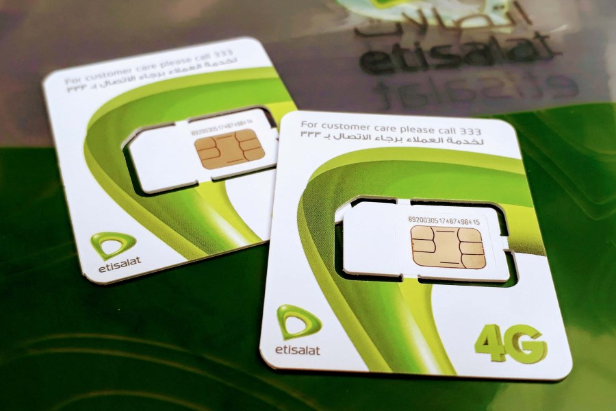 اتصالات مصر شرائح SIM مسبقة الدفع