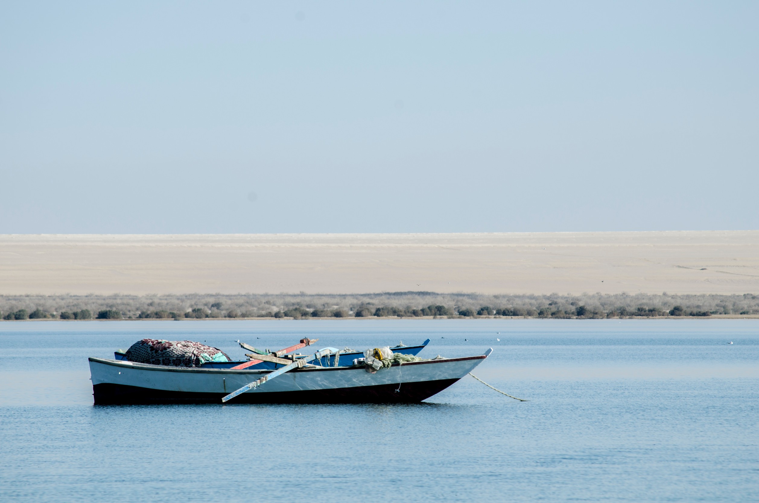 Fishing boat in the Wadi El Rayan