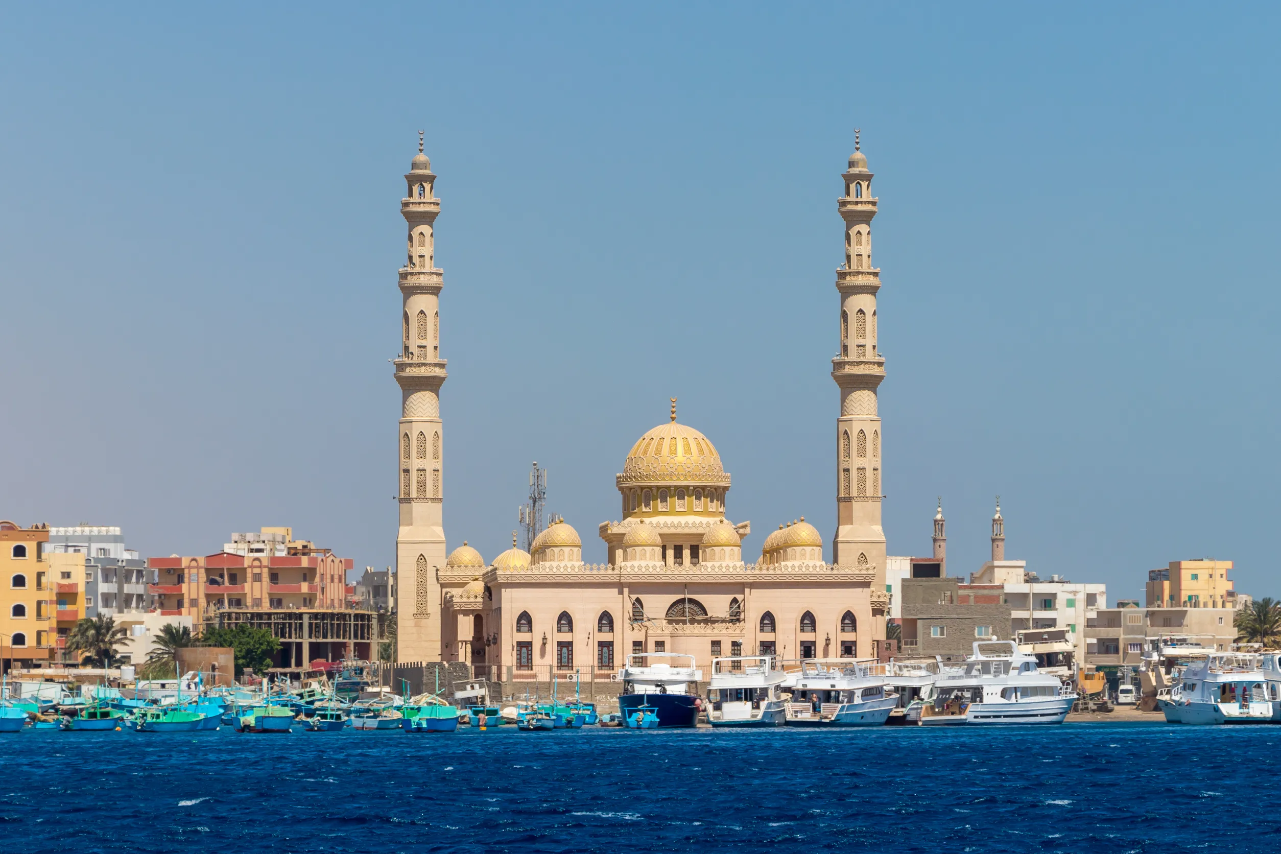 mina masjid mosque in hurghada egypt