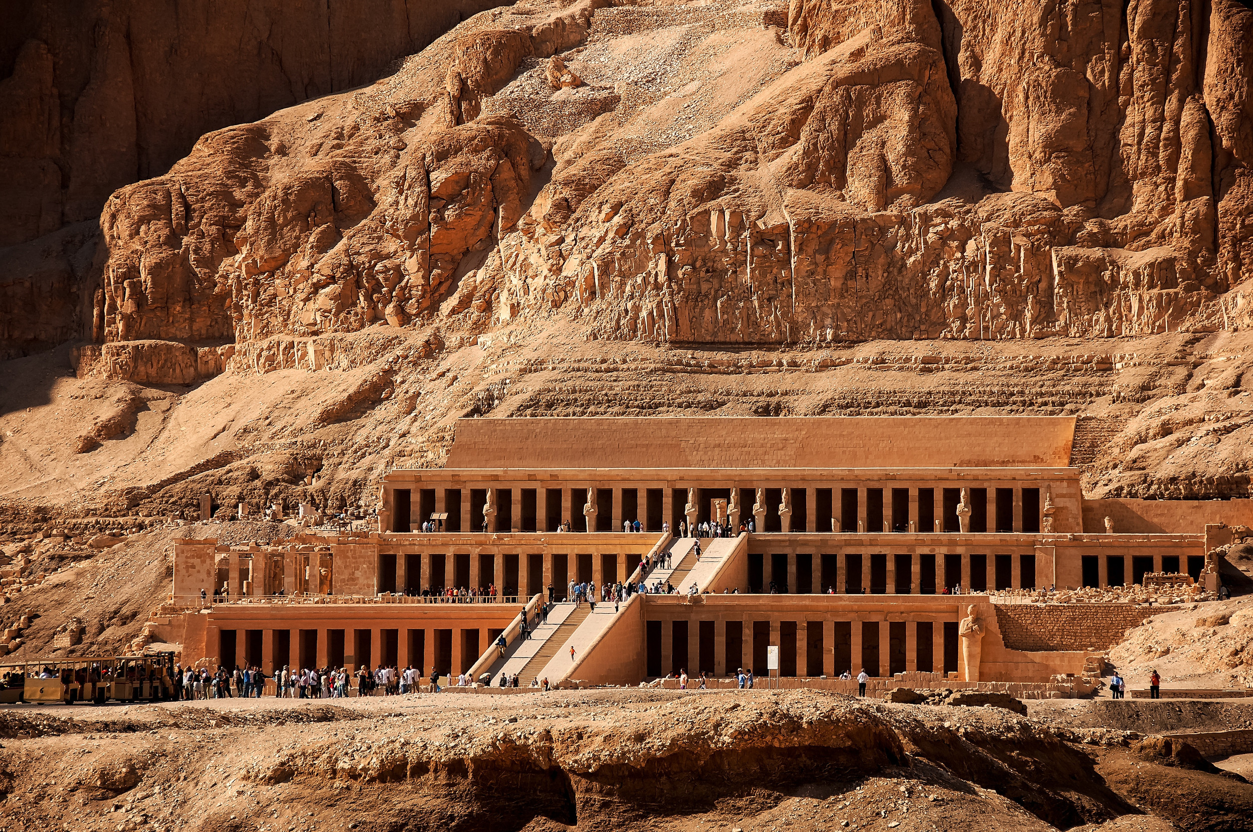 Mortuary temple of Queen Hatshepsut in Egypt
