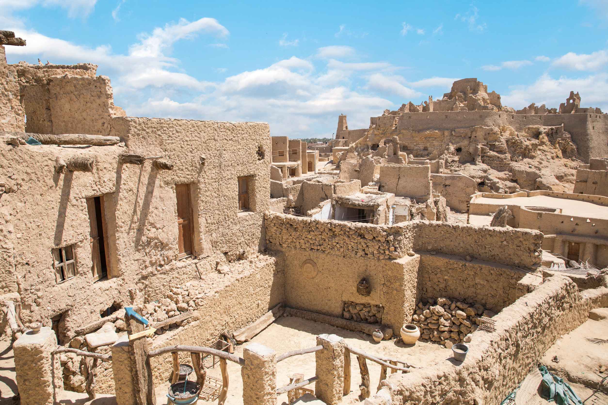 Old town of Siwa Oasis in Egypt