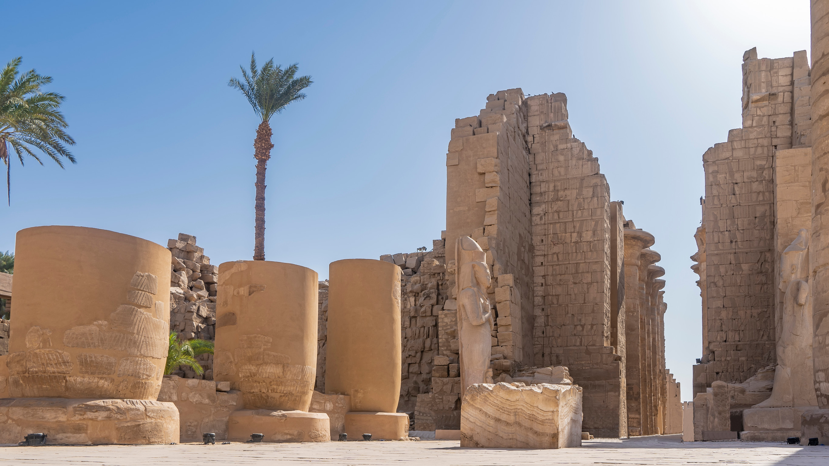 The ancient Karnak Temple in Luxor