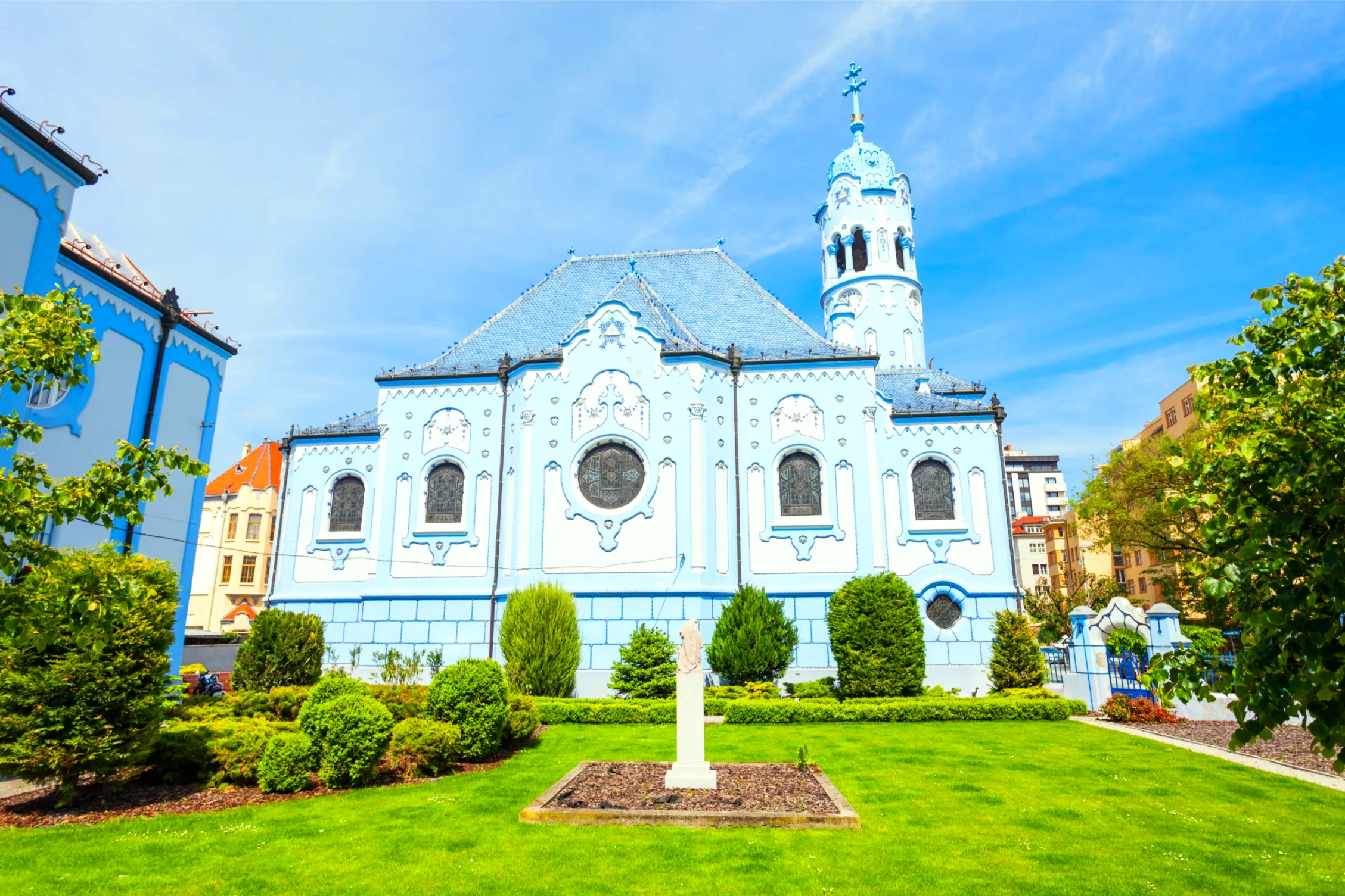 the blue church in slovakia