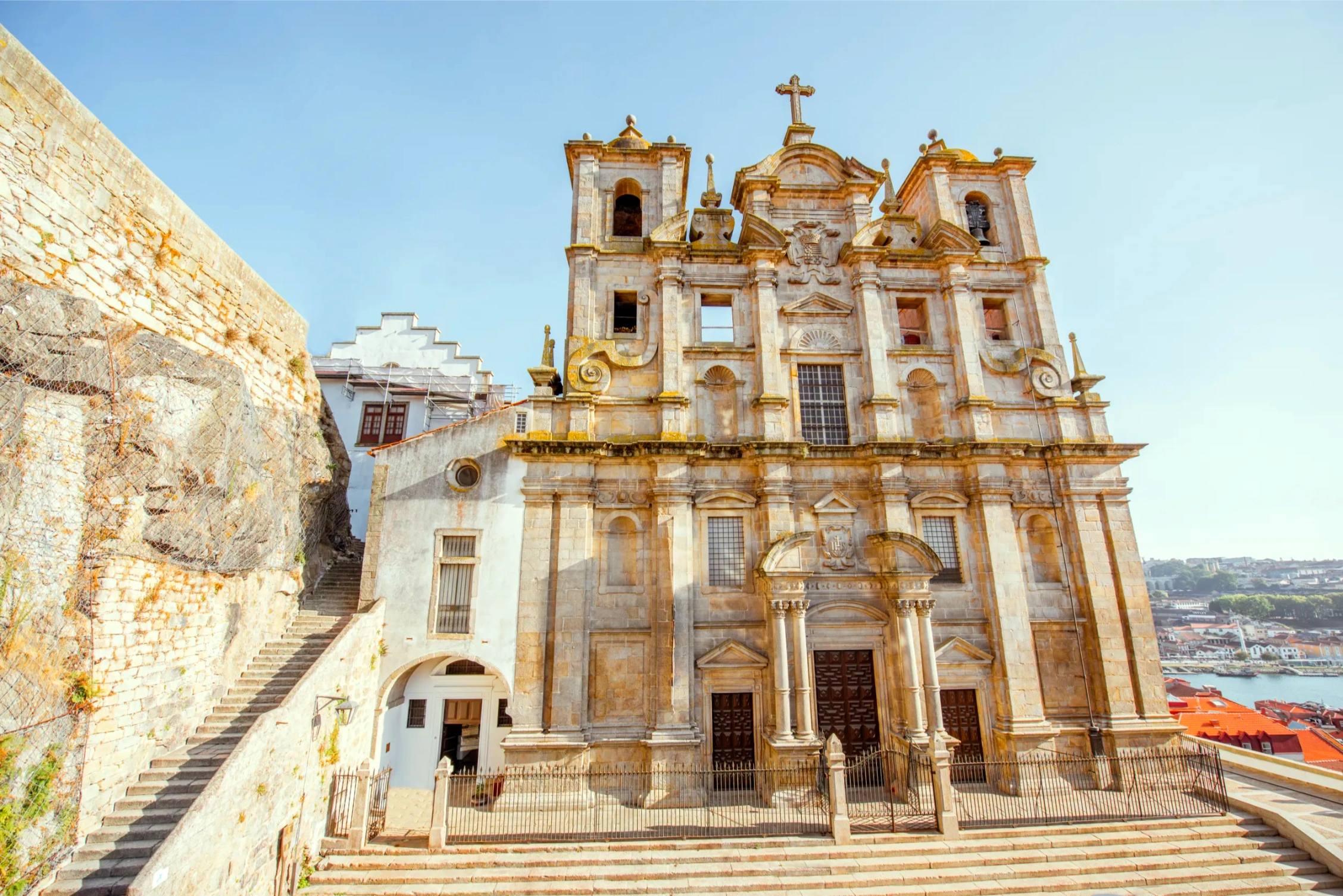 the igreja dos grilos church in porto city portugal
