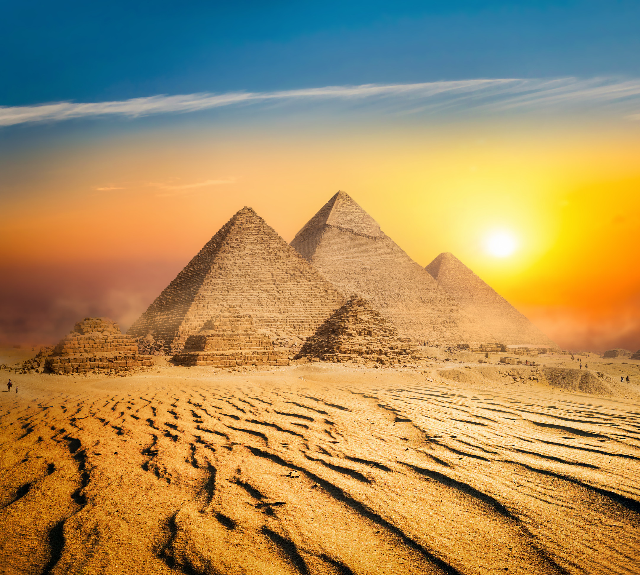 أهرامات الجيزة مصر