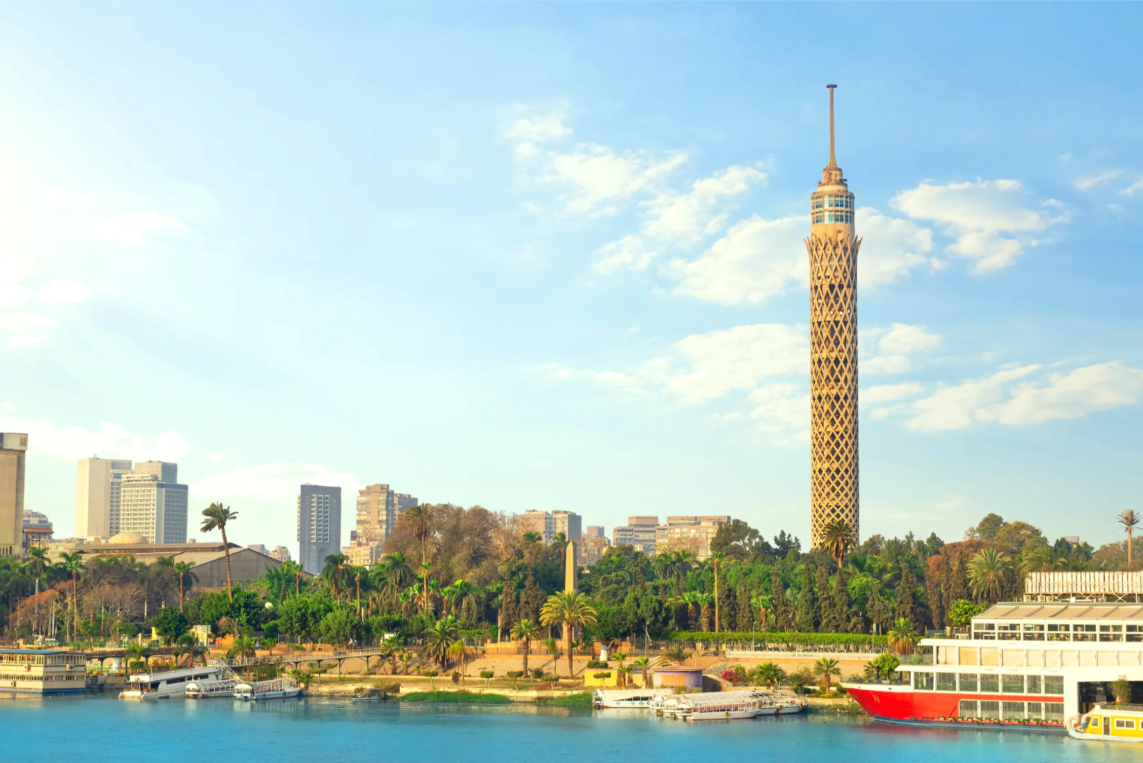 the tv tower in cairo egypt
